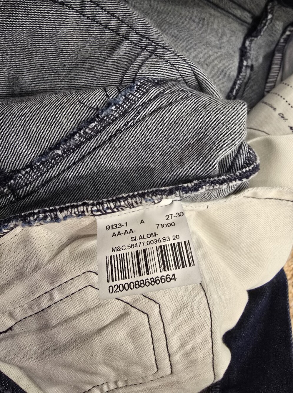 Levi's Made And Crafted 721 High Rise Skinny Jeans Knite Sides 27x30 - Picture 5 of 8